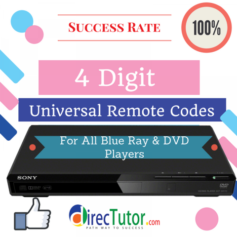 DVD Blu Ray Universal Remote Code